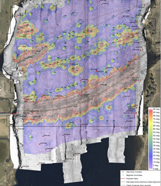 Sub-Bottom Sonar Data Used to Map Organic Sediment Thickness