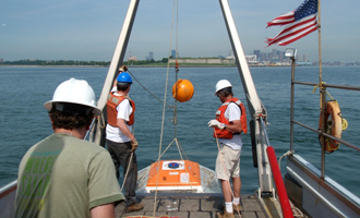 Boston Harbor ADCP Platform Installation