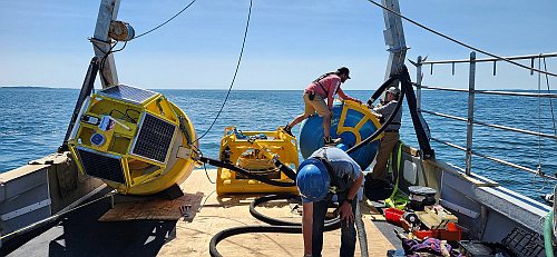 F/V Encourager, 48-foot Colindale fiberglass vessel designed for offshore surveys & sampling